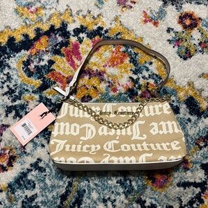 Juicy Couture Tan and White Women's Bag